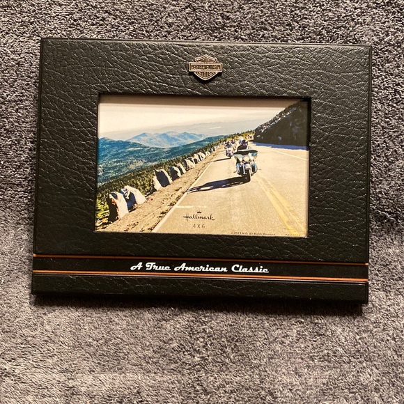 Hallmark Accents Euc Harley Davidson 4 X 6 Picture Frame Poshmark